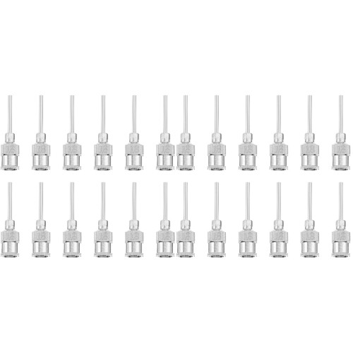 24Pièces Kit Aiguilles Distributeur Inoxydable Pointe Biseautée 1