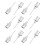 24Pièces Kit Aiguilles Distributeur Inoxydable Pointe Biseautée 9