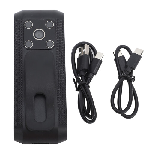 1080P HD Back Clip Camera 1200mAh, Motion Detection, Compact 1