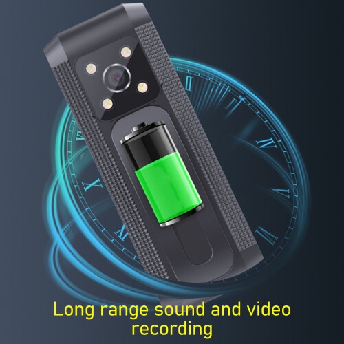 1080P HD Back Clip Camera 1200mAh, Motion Detection, Compact 2