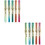 10Pcs Student Fountain Pens Colored Ink Calligraphy Office Use 9