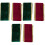Weihnachtsgeschenkband Flock Material Bunt DIY Deko Schleifen 3