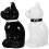 6Pcs Ceramic Dog Salt Shakers Kitchen Spice Containers Assorted Color 2