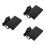 3Pcs Durable Piano Pedal Accessory Black for Electronic Keyboards Midi 4