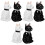 6Pcs Ceramic Dog Salt Shakers Kitchen Spice Containers Assorted Color 4