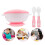 2Ensembles Bols Rose Avec Grande Surface Anti-Renverse 10