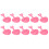 20Pcs Red Plastic Pet Feeding Scoop Easy Clean Pet Grain Spoon 3