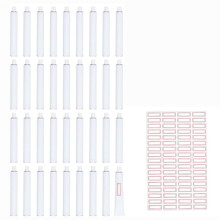 36Pcs Empty Aluminum Paint Tubes 20 Ml Blank Aluminum Tube Empty Toothpaste Paint Tubes for Oil Paint