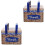 2Pcs Blue Handheld Metal Cookie Gift Tin Practical Storage Box 2