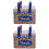 2Pcs Blue Handheld Metal Cookie Gift Tin Practical Storage Box 4