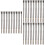 300Pcs White Nylon Self-Locking Cable Ties with Screw Holes for Fixing 5