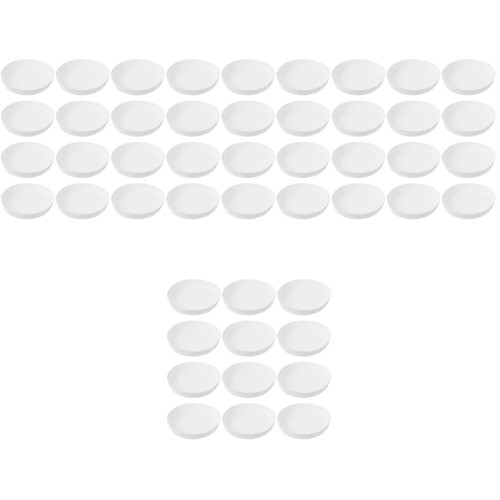 200Pcs Paper Cup Lids White Covers 1
