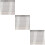 300Pcs White Nylon Self-Locking Cable Ties with Screw Holes for Fixing 8