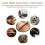 3Sets Mini Wok Models Toy Kitchenware Wooden Iron Assorted Color 4