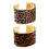 Bracciale rigido regolabile in lega con stampa leopardata. 7
