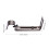 Aloha2PCS19.05mm Support de tringle à rideaux réglable (Café) 3