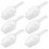 12Pcs Clear Pc Food Scoops Comfortable Grip for Kitchen and Bar Use 2
