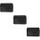3Pcs Black Computer Monitor Cover Desktop Office Computer Accessory 9