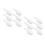 12Pcs Clear Pc Food Scoops Comfortable Grip for Kitchen and Bar Use 6
