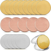 20 Stuks  Munten met Schroefdraad, 40 mm met Acryl Beschermdoos, Lasergraveerbaar Patroon voor Doe-Het-Zelf-Handwerkgraveren