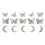 Retro Notebook Decoration Material Stickers DIY Decorative Sticker for Notebook Labels,  Magic Butterfly 1
