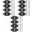 12Pcs Blue Under Car Lights for Trucks with Gradient Strobe Effect 3