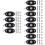 12Pcs Blue Under Car Lights for Trucks with Gradient Strobe Effect 6