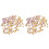 400 Pcs Diy Buttons Wallet Punk Purple 2