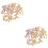 400 Pcs Diy Buttons Wallet Punk Purple 6