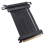 PCIe 4.0 16x Riser Cable, 90 10cm GPU Extension Cable, Black – Compatible with PCIe 4.0 2