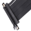 PCIe 4.0 16x Riser Cable, 90 10cm GPU Extension Cable, Black – Compatible with PCIe 4.0 8
