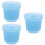 6Pcs Multi-Use Artist Brush Basins Blue Plastic Painting Containers 7