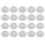 20 Pcs Small Round Transparent Plastic Coin Capsules Box 33mm 1