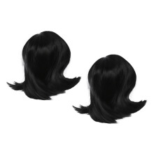 2X Short Front Human Hair Wigs Brazilian Remy Hair Bob Wig with Pre Plucked Hairline
