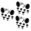 Gemelli E Borchie per Camicie Da Smoking Business Wedding 6 Gemelli E 18 Borchie 1