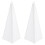 4Pcs White Speaker Holder Covers Durable Polyester Stage Tool 2
