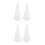 4Pcs White Speaker Holder Covers Durable Polyester Stage Tool 5