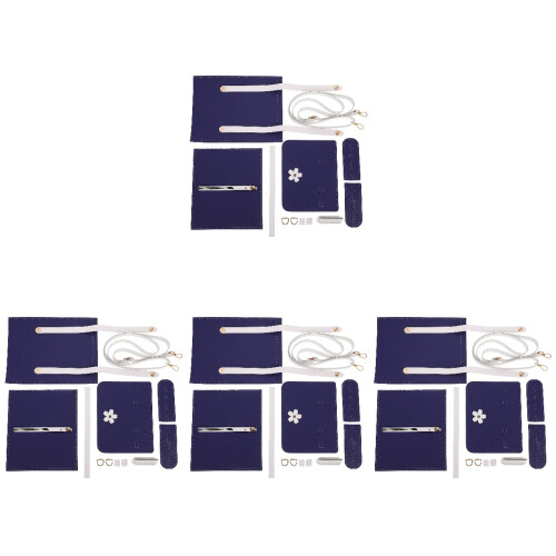 4Sets DIY Chain Bag Accessories PU Material for Crafting 1