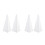4Pcs White Speaker Holder Covers Durable Polyester Stage Tool 7