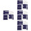 4Sets DIY Chain Bag Accessories PU Material for Crafting 6