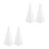 4Pcs White Speaker Holder Covers Durable Polyester Stage Tool 9