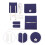 4Sets DIY Chain Bag Accessories PU Material for Crafting 9