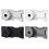 Κλειδαριά πόρτας ντουλαπιού χωρίς κλειδί με κούμπωμα κωδικού πρόσβασης και 4