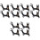 12 Pcs Disc Brake Bracket Ordinary Wheel Metal 3