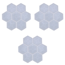 24 Pack Hexagon Silicone Coaster Molds Silicone Resin Mold, Epoxy Molds for Casting with Resin, Concrete, Cement