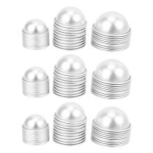 90PCS- Bath Bomb Mold Kit, 45 Set 3 Size Mold & Bath Bombs Press for DIY Making Supplies