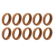10X Ethnic Style Hand-Woven Rattan Bracelet Simple Round Rattan Bracelet Ladies Jewelry