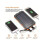 Ηλιακή τράπεζα ενέργειας 10.000mAh με QC3.0, διπλό USB και φακό LED – Συμβατό με iPhone/Android 3