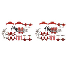 2X Metal Full Set Upgrade Parts for 1/28 K969 K979 K989 K999 P929 P939 Rc Car Parts,Red