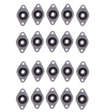 20 Pcs KFL08 8mm Diameter Zinc Alloy Bearing Housing FL08 K08 Pillow Block Bearing